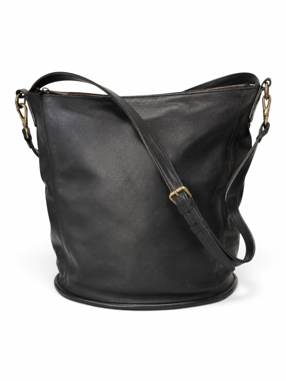 Coach – Vintage Duffle Sac XL Bucket Bag – 9085 – Black Leather – 1996 USA - OS